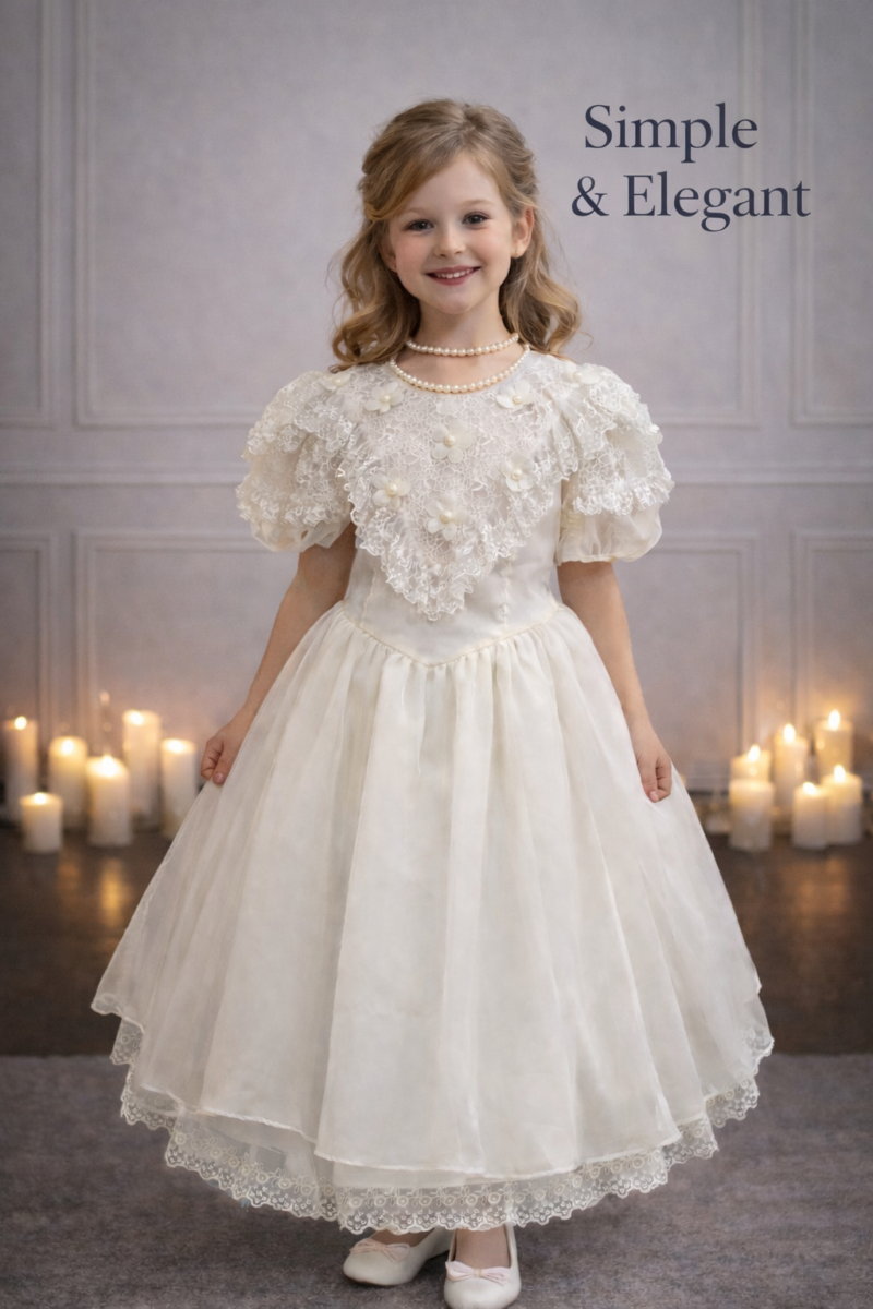 Elegant girl dress