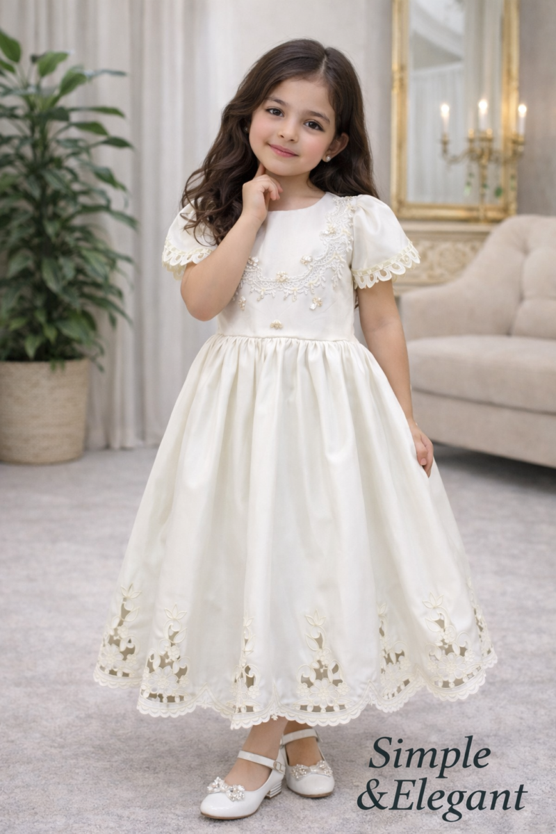 Elegant girl dress