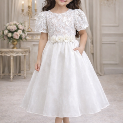 Elegant girl dress