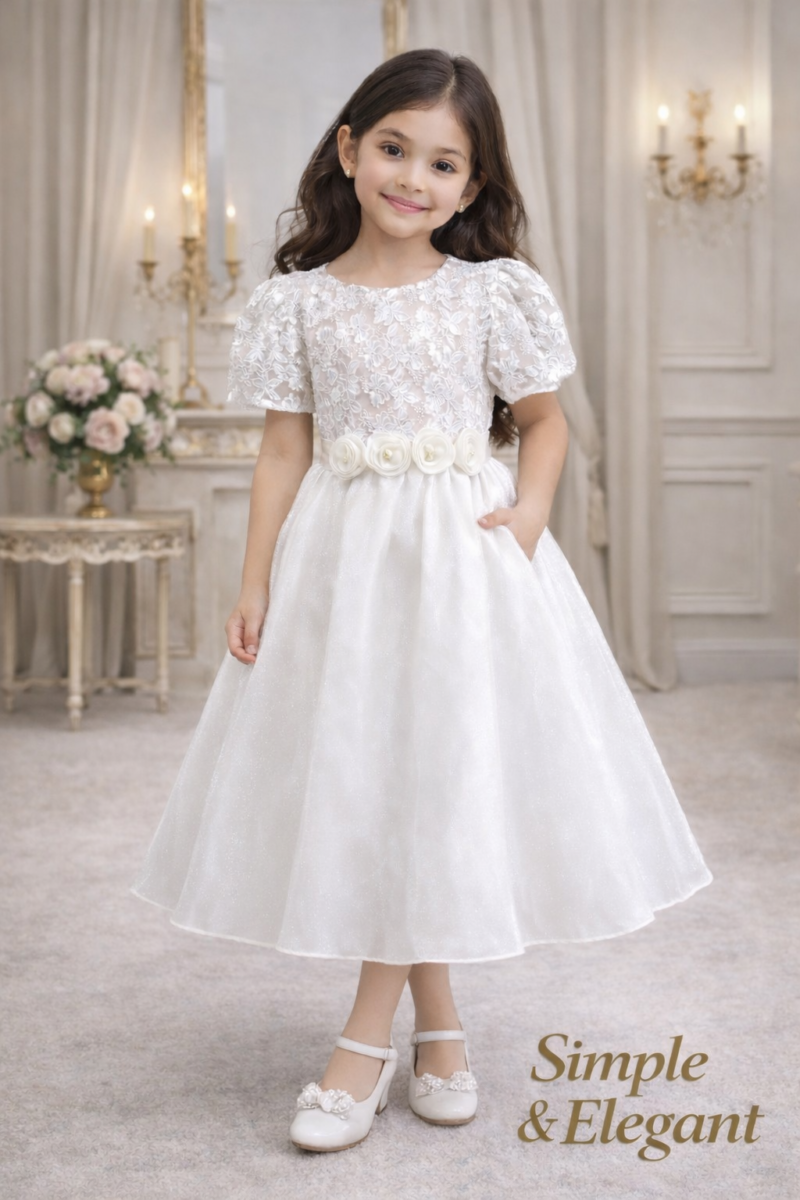Elegant girl dress