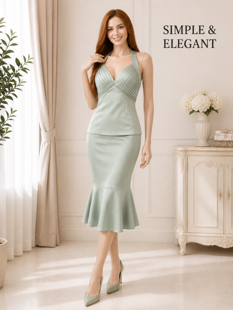 women 2 piece dress