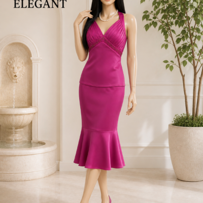 women 2 piece dress