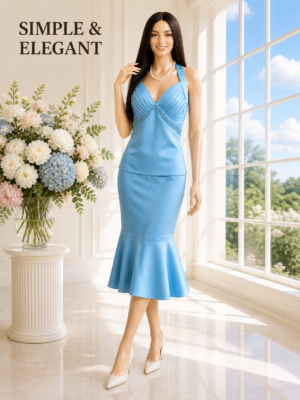 women 2 piece dress
